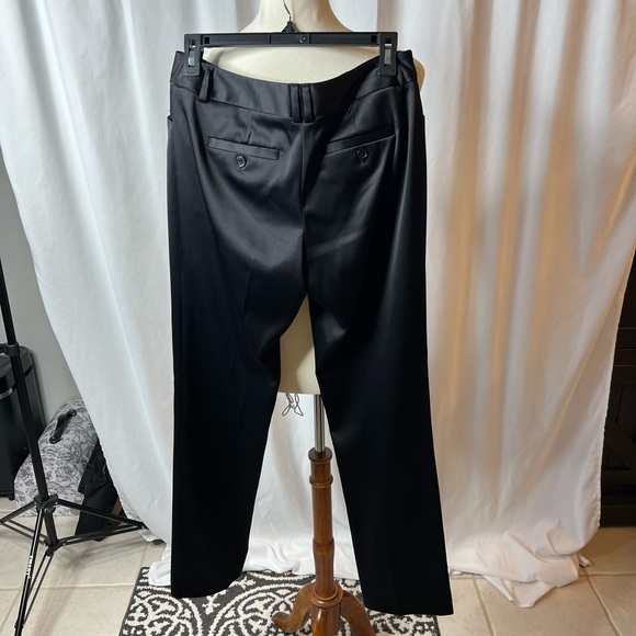 APT. 9 Black Satin Trousers | Size 4 | Stretch Work Pants - Picture 2 of 6